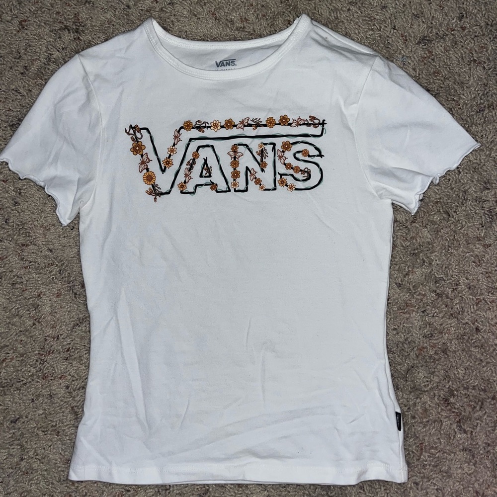 White Vans crop top